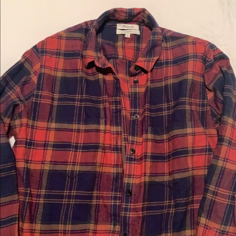 Madewell SMALL oversized flannel